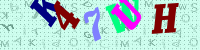 Blue Captcha Image