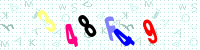 Blue Captcha Image
