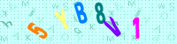 Blue Captcha Image
