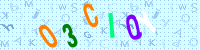 Blue Captcha Image