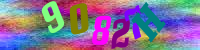 Blue Captcha Image