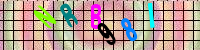 Blue Captcha Image
