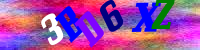 Blue Captcha Image
