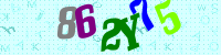 Blue Captcha Image