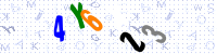 Blue Captcha Image