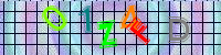 Blue Captcha Image