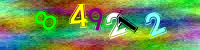 Blue Captcha Image