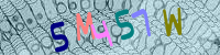 Blue Captcha Image