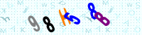 Blue Captcha Image