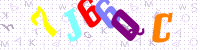 Blue Captcha Image