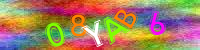 Blue Captcha Image