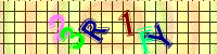 Blue Captcha Image