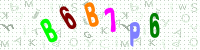 Blue Captcha Image