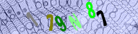 Blue Captcha Image