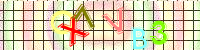 Blue Captcha Image