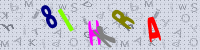 Blue Captcha Image