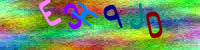Blue Captcha Image
