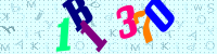 Blue Captcha Image