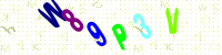 Blue Captcha Image