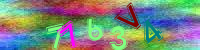 Blue Captcha Image
