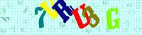 Blue Captcha Image