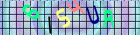Blue Captcha Image