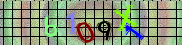 Blue Captcha Image