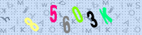 Blue Captcha Image