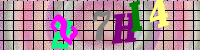 Blue Captcha Image