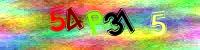 Blue Captcha Image