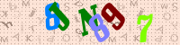 Blue Captcha Image