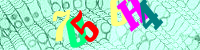 Blue Captcha Image