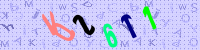 Blue Captcha Image