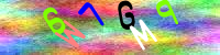 Blue Captcha Image