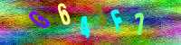 Blue Captcha Image