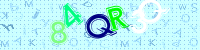 Blue Captcha Image