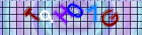 Blue Captcha Image