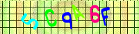 Blue Captcha Image
