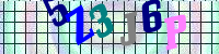 Blue Captcha Image