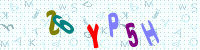 Blue Captcha Image