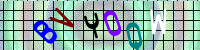 Blue Captcha Image