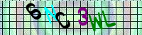 Blue Captcha Image