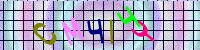 Blue Captcha Image