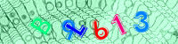 Blue Captcha Image