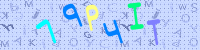 Blue Captcha Image