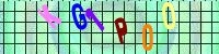 Blue Captcha Image