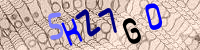 Blue Captcha Image