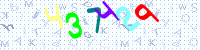 Blue Captcha Image