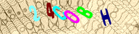 Blue Captcha Image