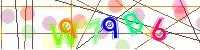 Blue Captcha Image